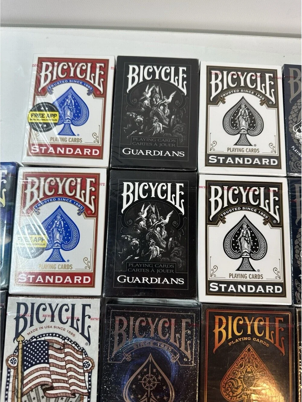 44 Playing Card Decks Lot: Bicycle, Theory11, Hoyle & More — Brand New Sealed‎